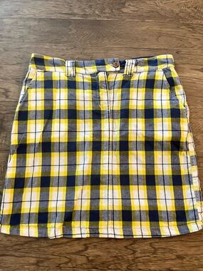 Olde School Blue/Yellow Reversible Skirt